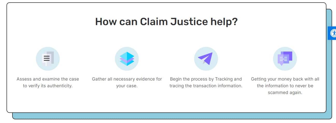 Claim Justice process thorough investigation